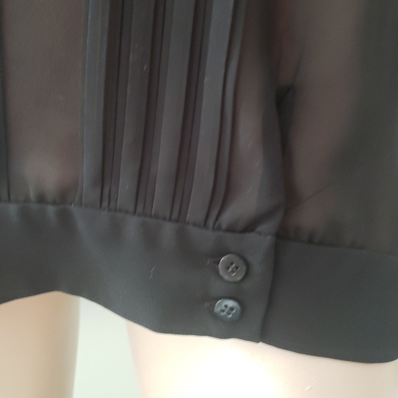 French Connection | Sheer Blouse with Pleated Detail - Picture 11 of 11